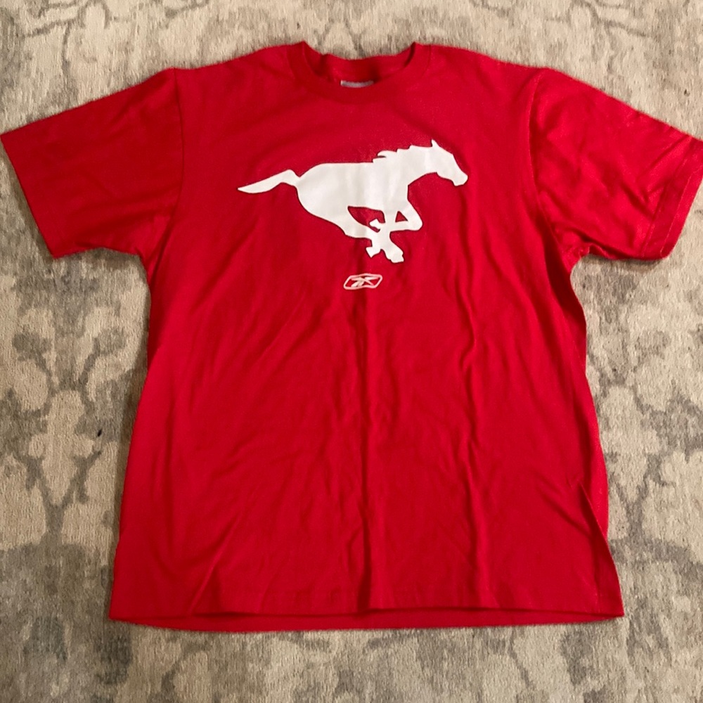 Reebok red Stampeders T-shirt